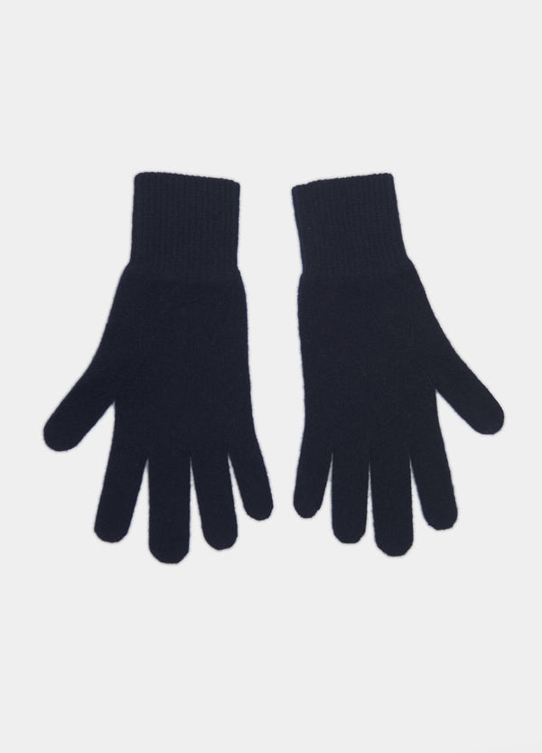 Denner women's cashmere Gloves (Classic Colours) in Navy