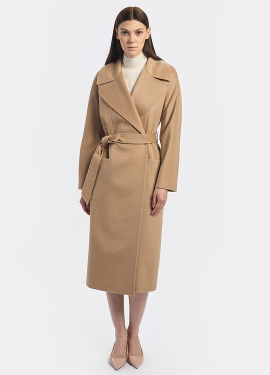 Cashmere Oversized Belted Coat