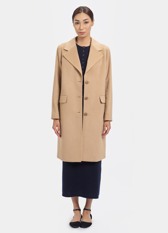 Cashmere Lapel Coat
