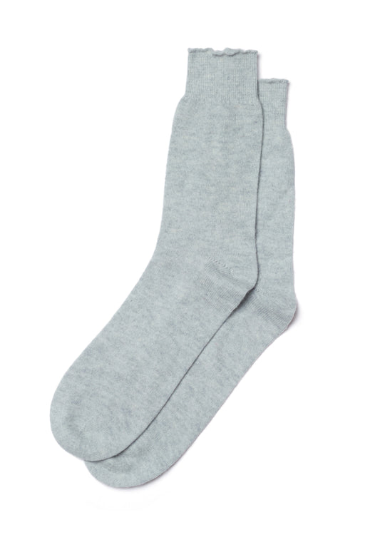 Cashmere Jersey Socks
