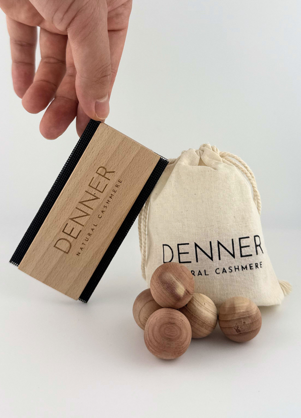 Cashmere Care Set (Comb & Cedar Ball), view 1