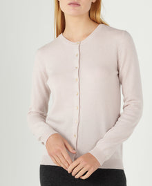 Cashmere Crew Neck Cardigan