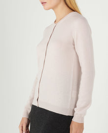 Cashmere Crew Neck Cardigan