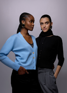 Cashmere Cropped Cardigan