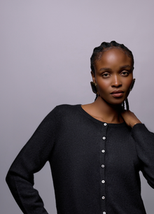 Cashmere Crew Neck Cardigan