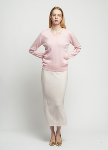 Cashmere V Neck Top