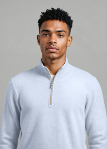 Cashmere Men's Half Zip