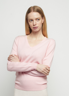 Cashmere V Neck Top