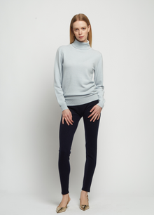 Cashmere Polo-Neck Top