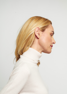 Cashmere Polo-Neck Top