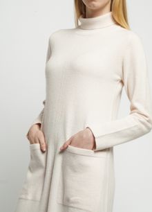Cashmere Mock Neck Dress