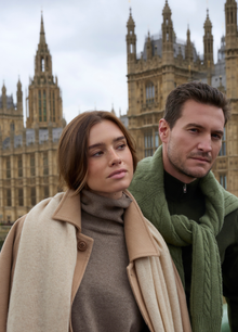 Cashmere Polo-Neck Top