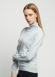 Cashmere Polo-Neck Top