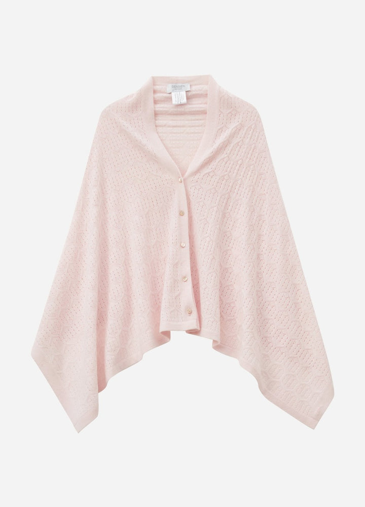 Cashmere Amelia Openwork Poncho