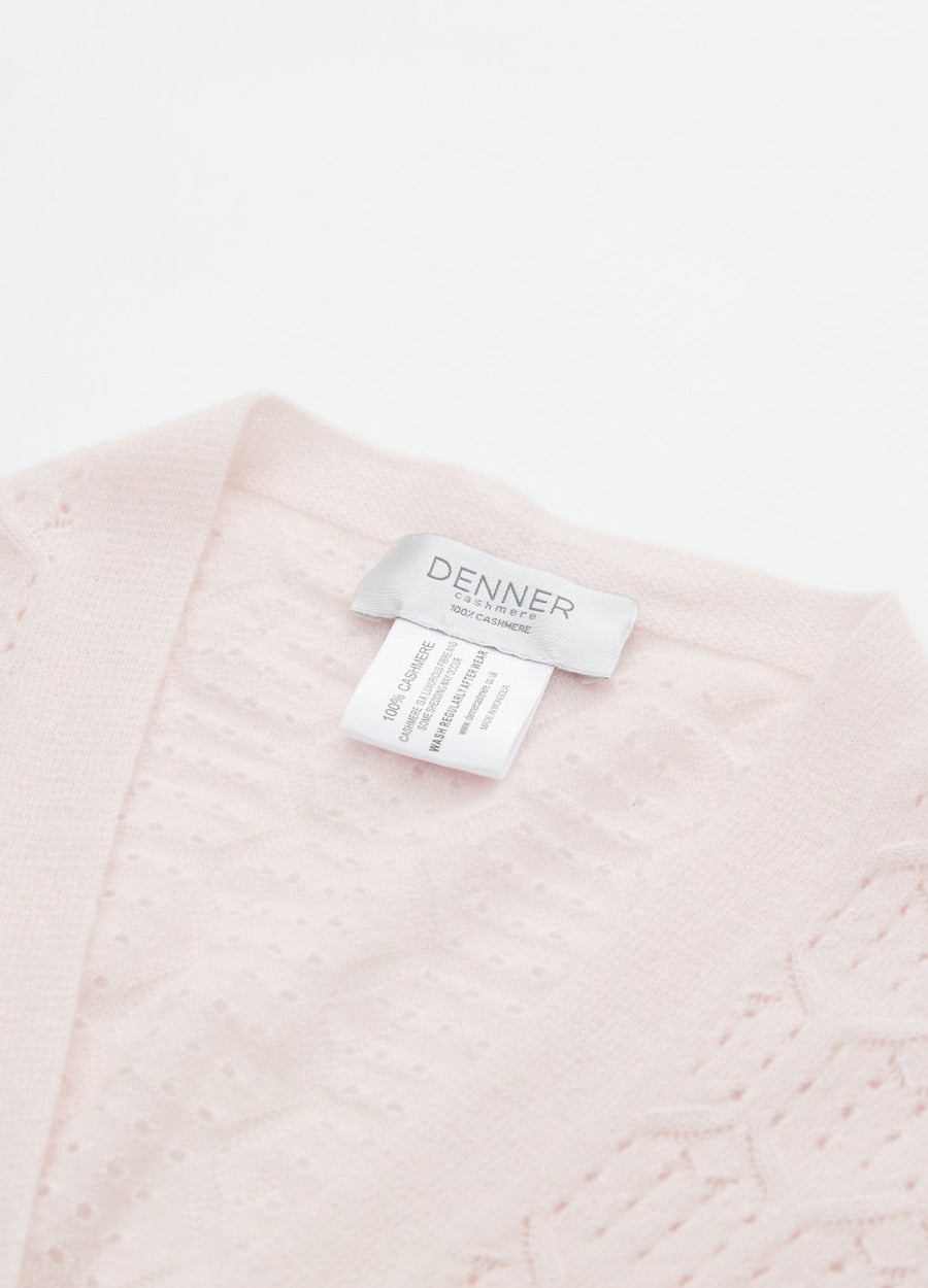 Cashmere Amelia Openwork Poncho