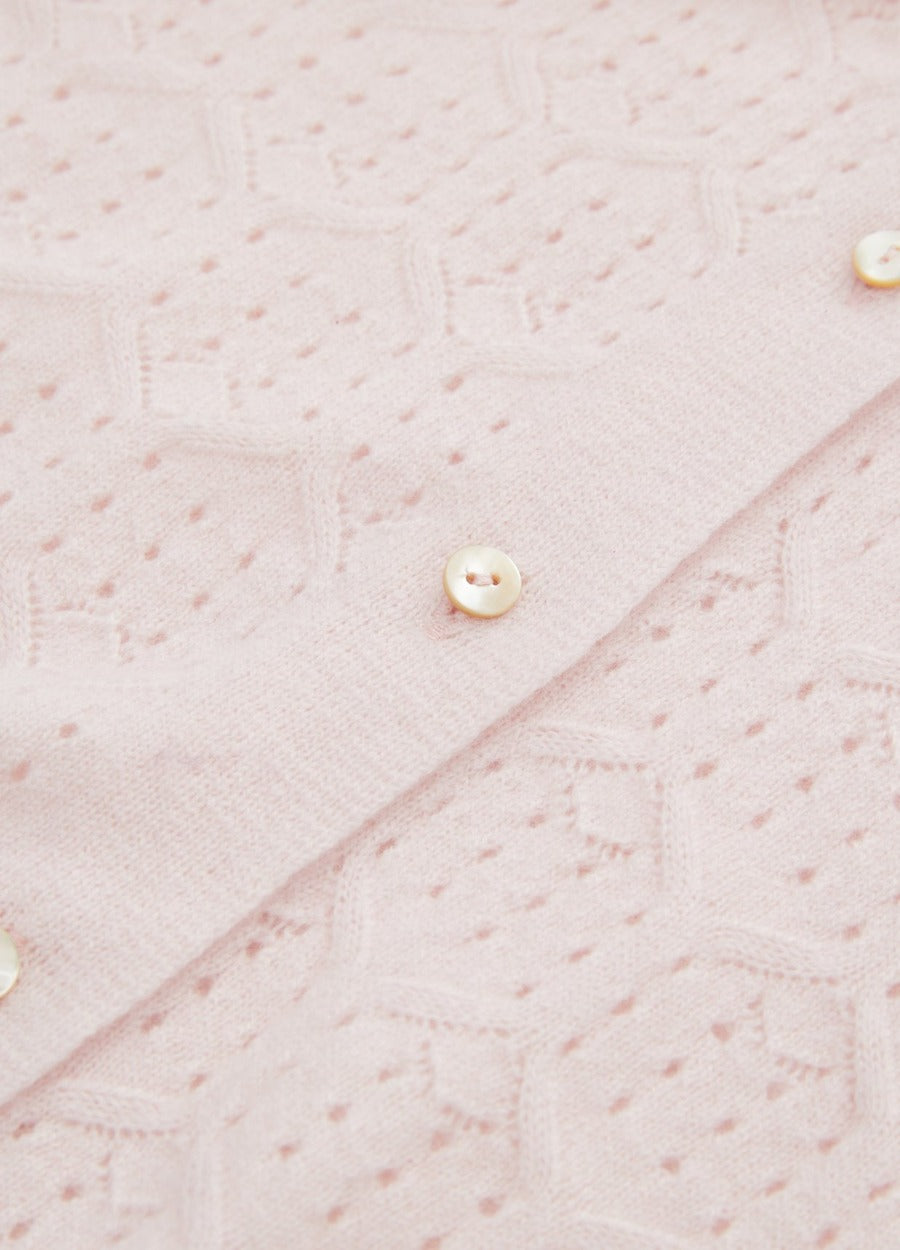 Cashmere Amelia Openwork Poncho