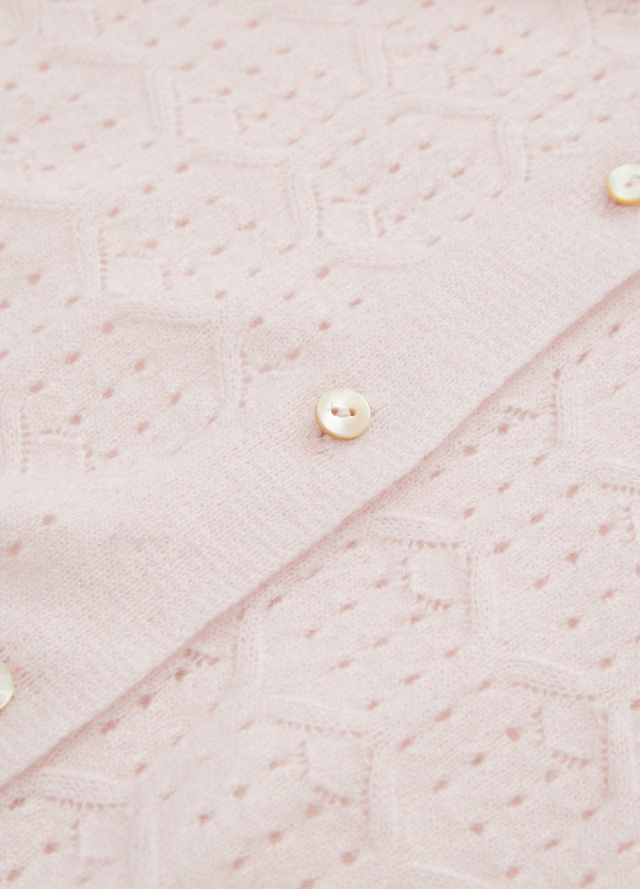 Cashmere Amelia Openwork Poncho