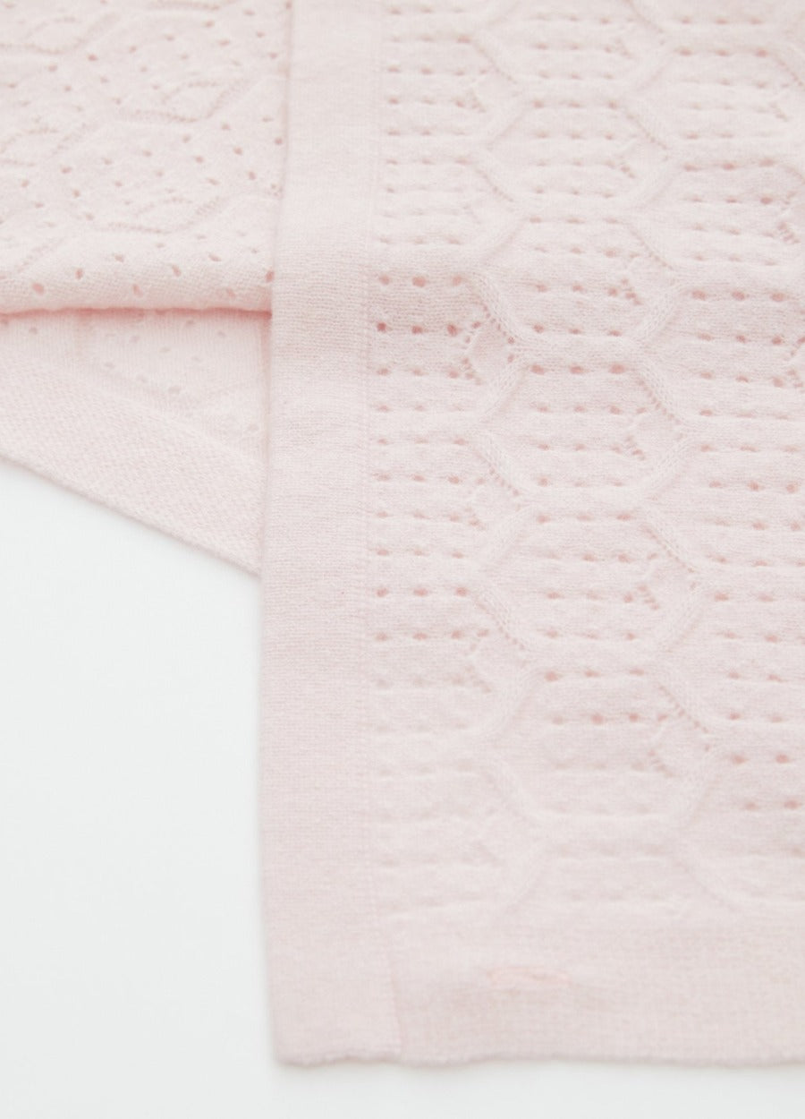 Cashmere Amelia Openwork Poncho