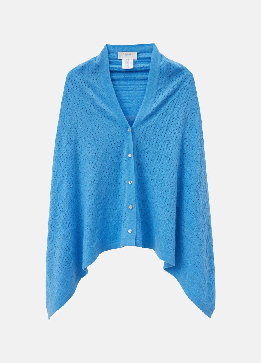 Cashmere Amelia Openwork Poncho