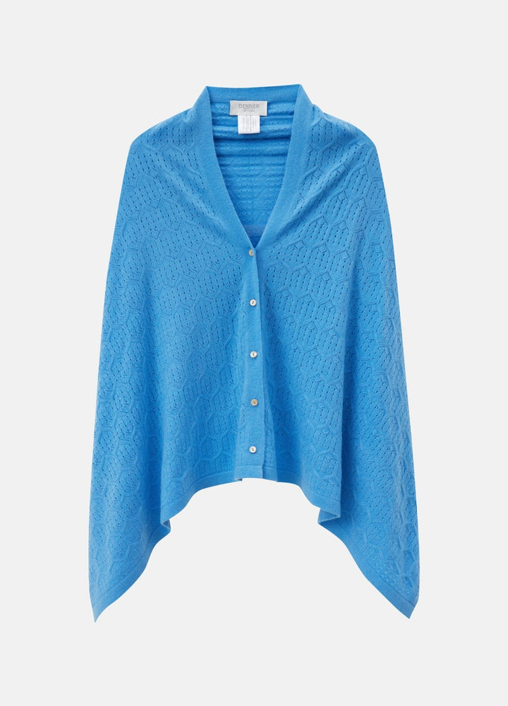Cashmere Amelia Openwork Poncho