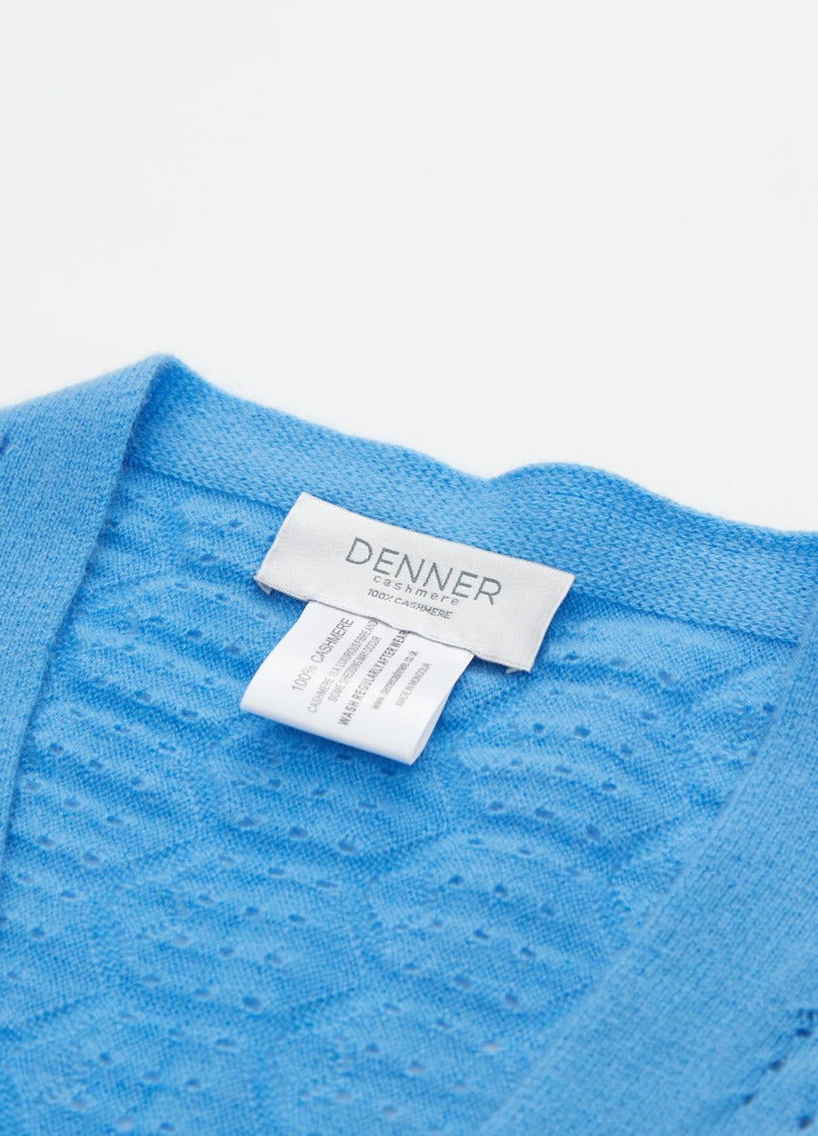 Cashmere Amelia Openwork Poncho