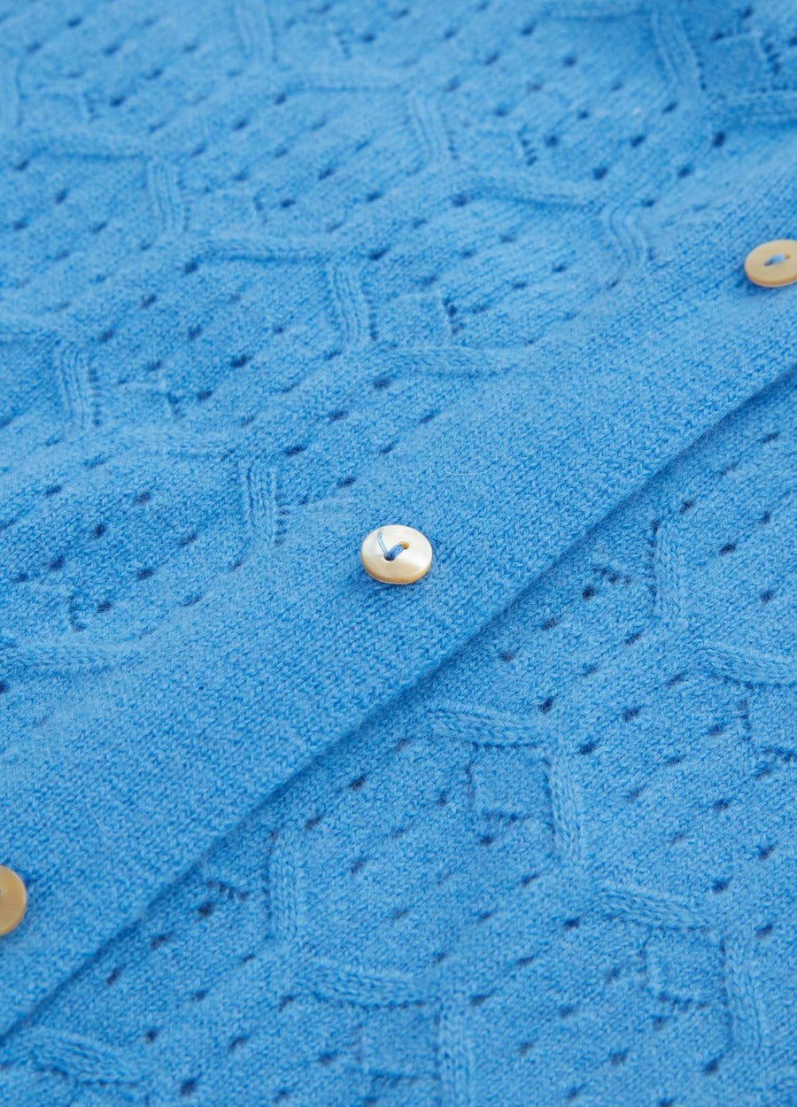 Cashmere Amelia Openwork Poncho