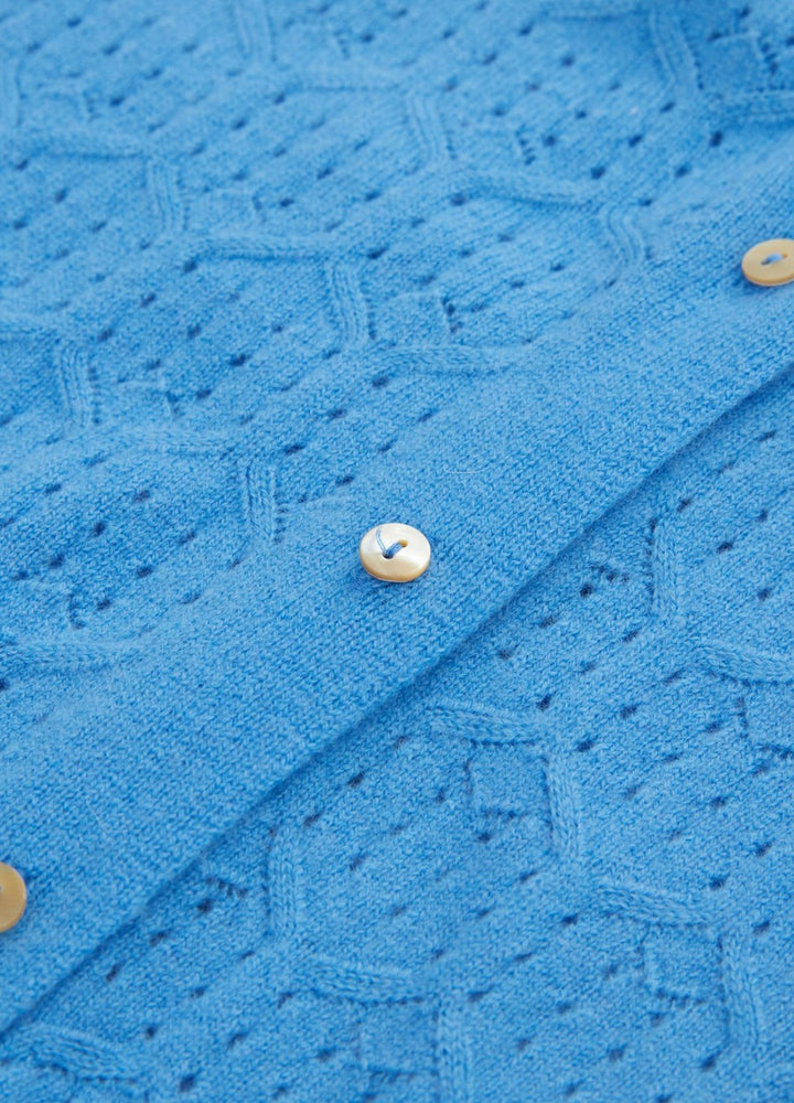Cashmere Amelia Openwork Poncho