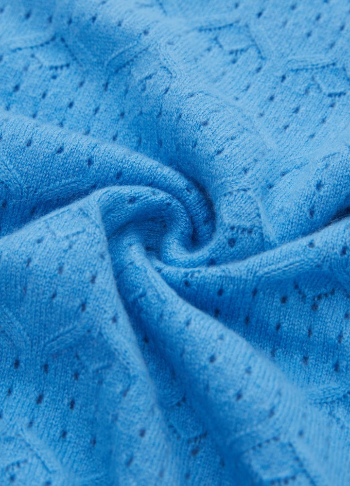 Cashmere Amelia Openwork Poncho