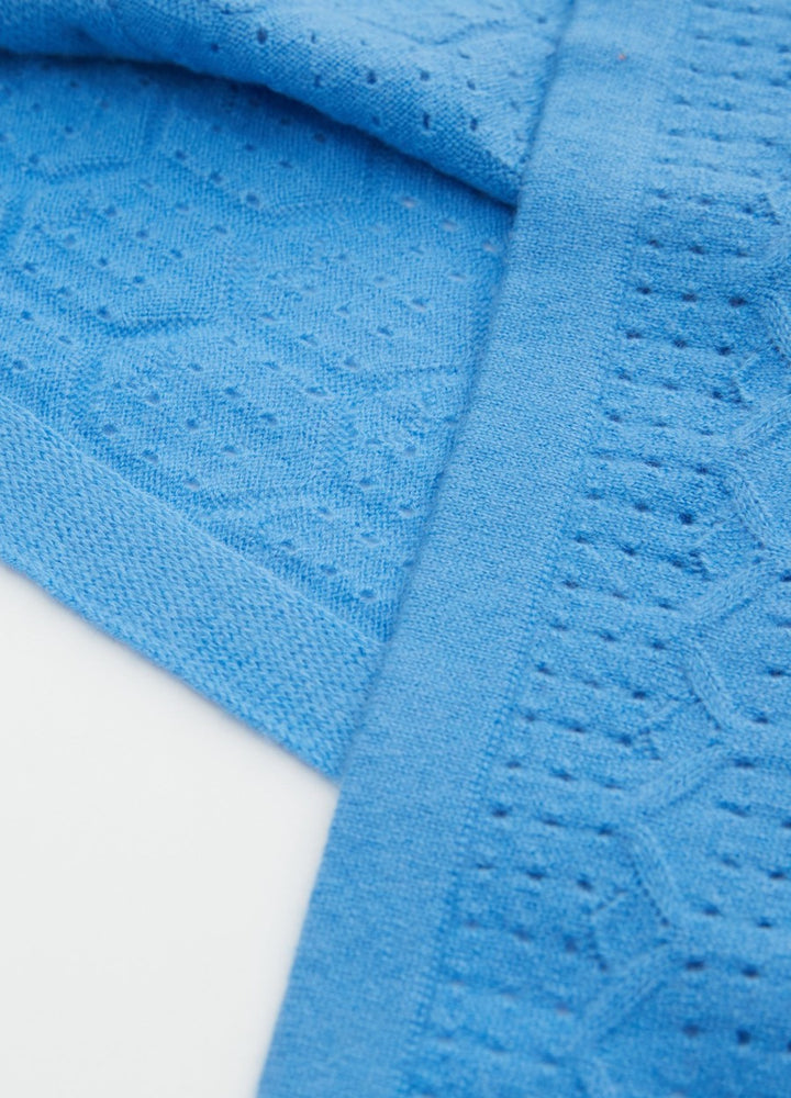 Cashmere Amelia Openwork Poncho