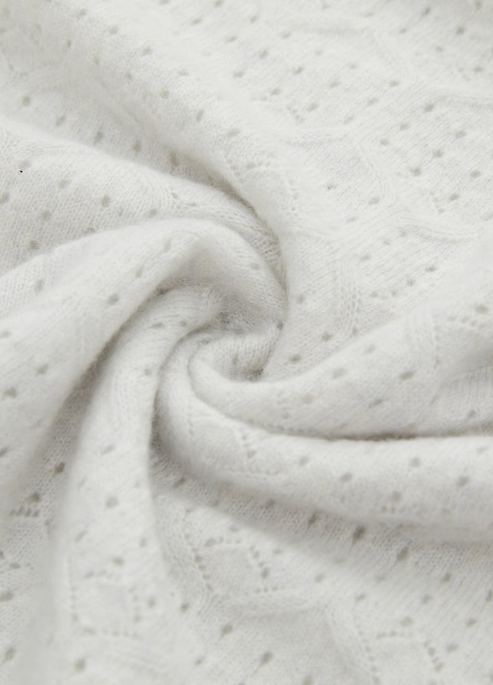 Cashmere Amelia Openwork Poncho