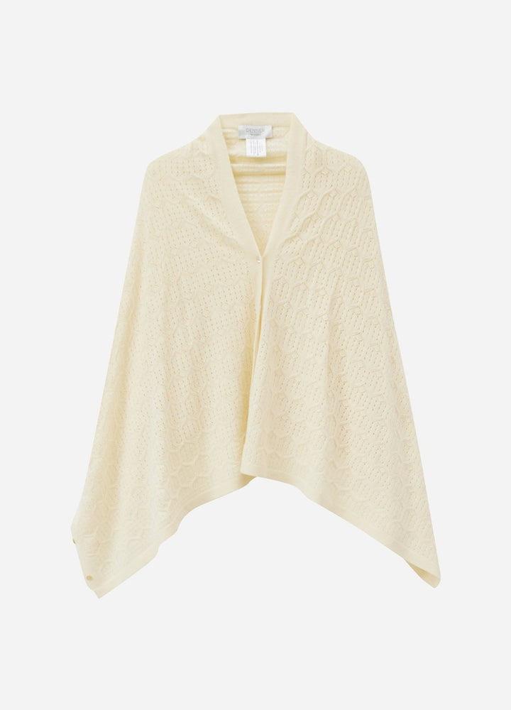 Cashmere Amelia Openwork Poncho