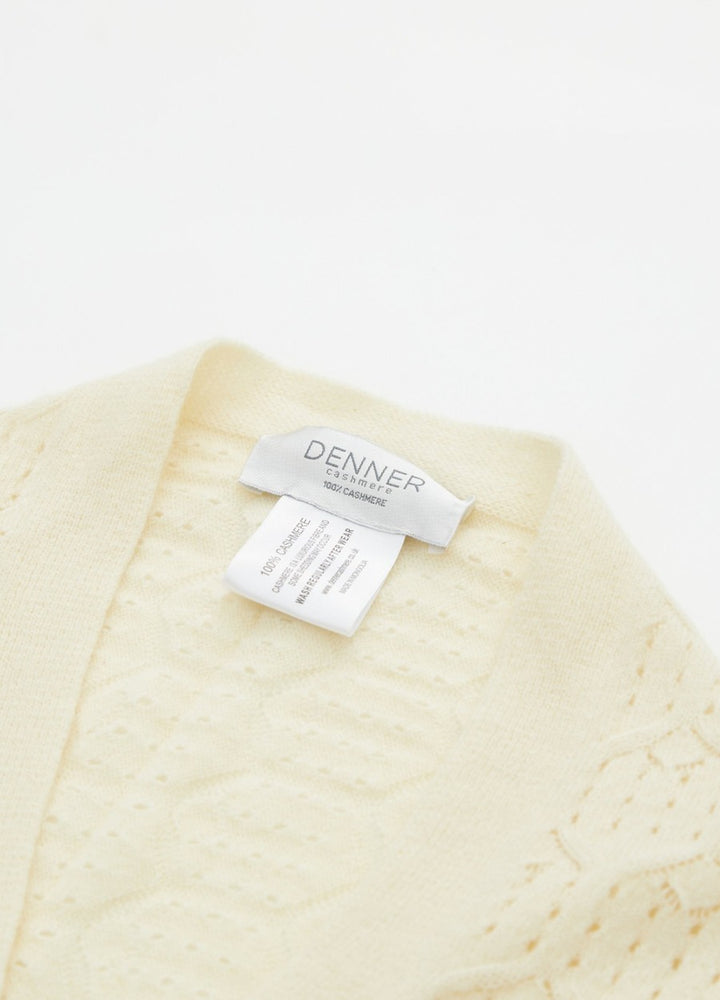 Cashmere Amelia Openwork Poncho
