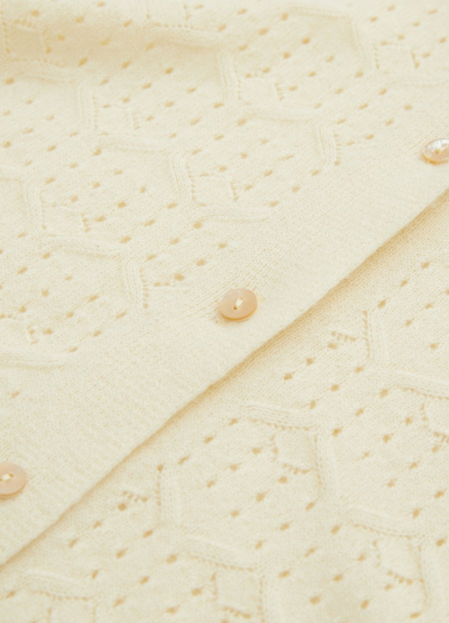Cashmere Amelia Openwork Poncho