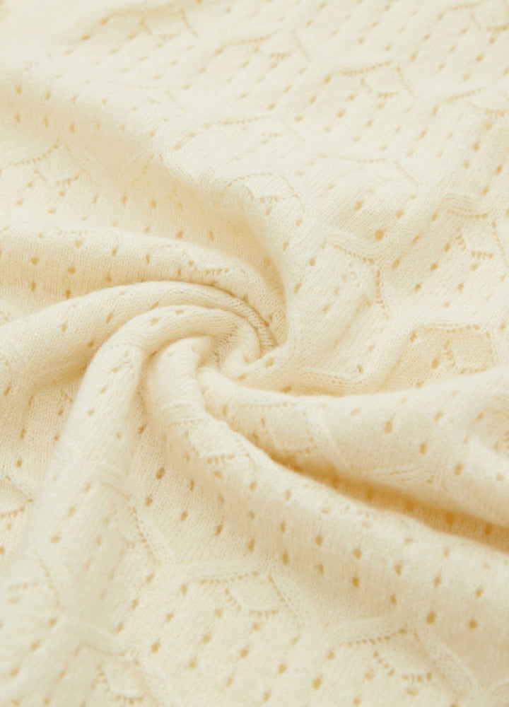 Cashmere Amelia Openwork Poncho