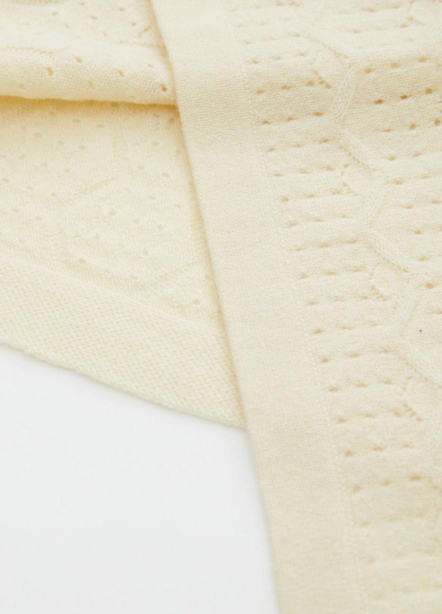 Cashmere Amelia Openwork Poncho