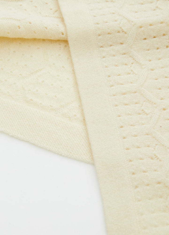 Cashmere Amelia Openwork Poncho