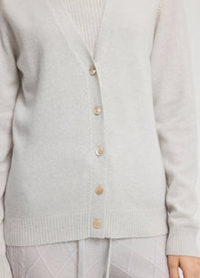 Cashmere Archive V-Neck Cardigan