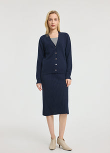 Cashmere Archive V-Neck Cardigan