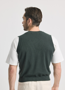 Men's Bloomsbury Button Waistcoat (Merino Blend)