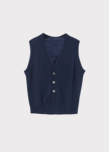 Men's Bloomsbury Button Waistcoat (Merino Blend)