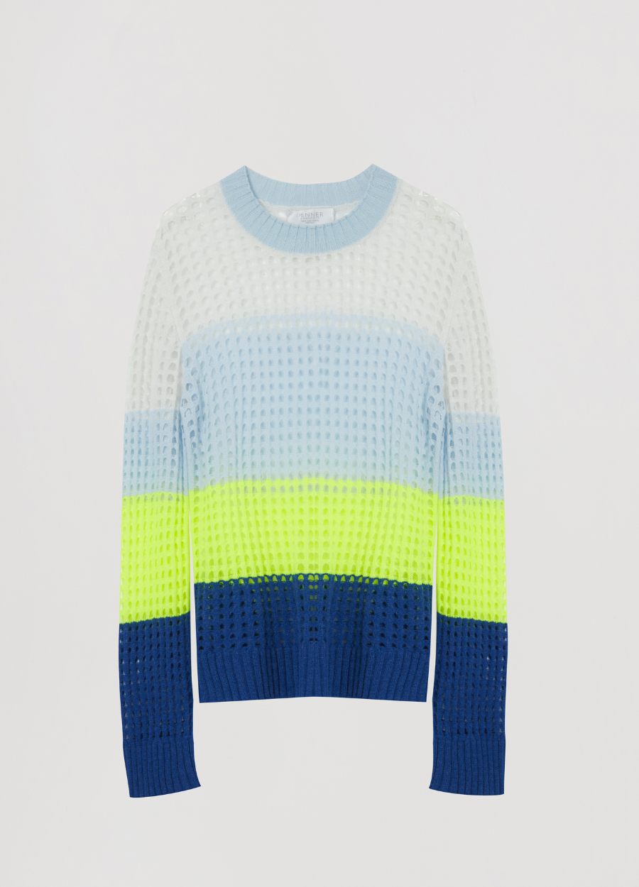 Cashmere Bromley Stripe Crew
