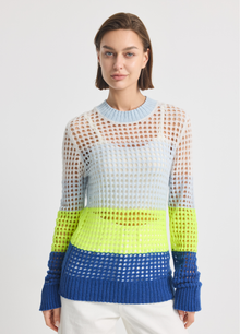 Cashmere Bromley Stripe Crew
