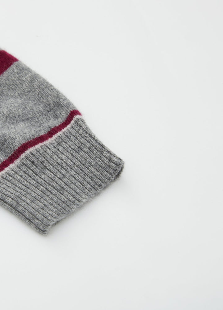 Cashmere Barnes Stripe Cardigan
