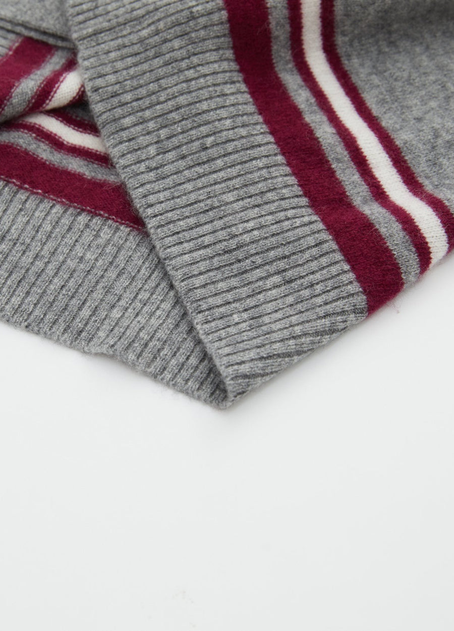 Cashmere Barnes Stripe Cardigan