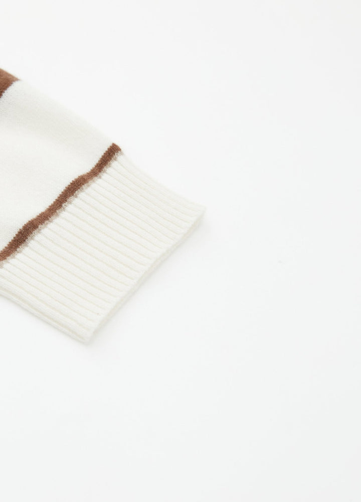 Cashmere Barnes Stripe Cardigan