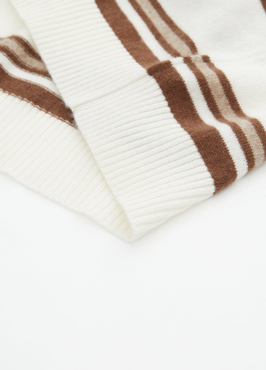Cashmere Barnes Stripe Cardigan