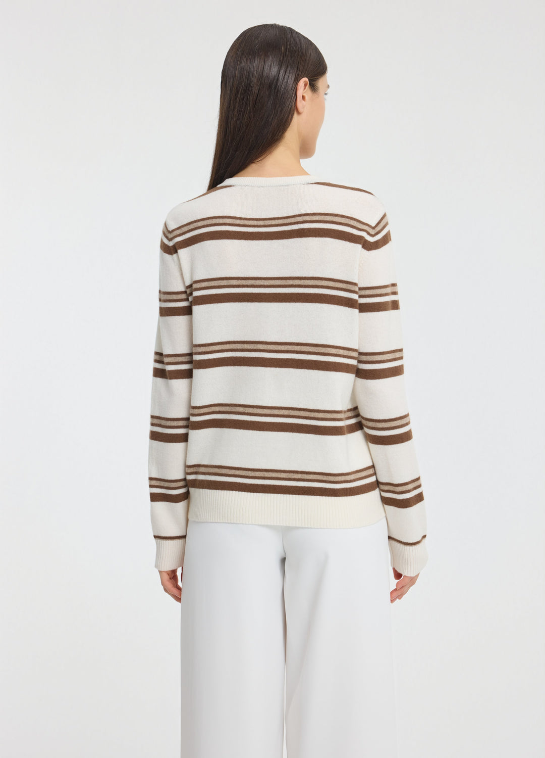 Cashmere Barnes Stripe Cardigan