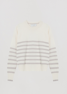 Cashmere Brompton Stripe Crew