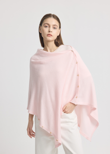 Button Poncho (Merino Blend)