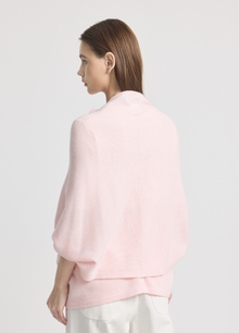 Button Poncho (Merino Blend)